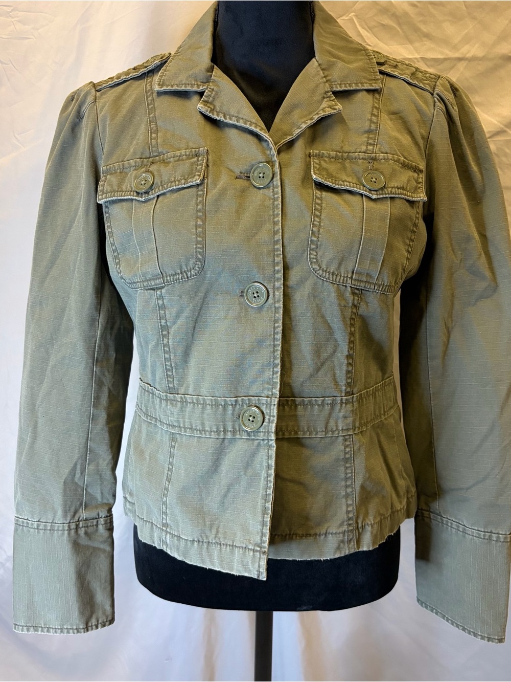 American Eagle Outfitters Olive Green Utility Jacket